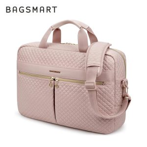 Sarung Lengan Beg Tangan Komputer Riba, BAGSMART, Sesuai untuk 15.6 inci dan 17 inci, Beg Bahu, Beg Utusan, Beg Notebook, Beg bimbit, Untuk Macbook Air, Pro, HP, Huawei, Asus, Dell