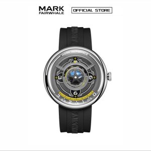【100% Authentic】Jam Tangan Kuarza Pekeliling Tema Planet, Mark Fairwhale, Untuk Lelaki dan Perempuan, Fesyen, Kalis Air 30M, Jam Tangan Pasangan, FW-5990, Ketibaan Baru Watches