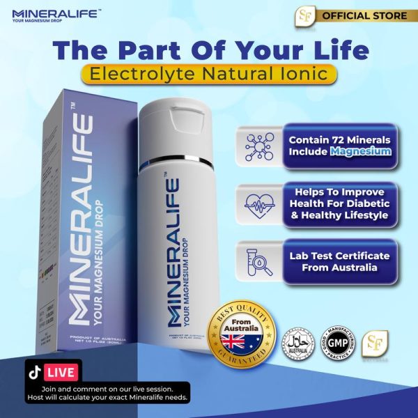 PATI MINERAL SEMULAJADI, KAYA DENGAN MAGNESIUM - MINERALIFE MAGNESIUM MENCUKUPKAN KEPERLUAN MINERAL DALAM BADAN
