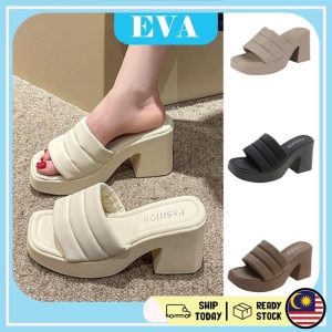 READY STOCK EVA Thick Women's Sandal Kasut Wanita Casual Wedges Flip