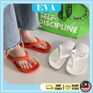 READY STOCK EVA Kasut Selipar Wanita Lelaki Soft Slipper Flat Shoes Women Men Unisex Flip Sandal Slippers