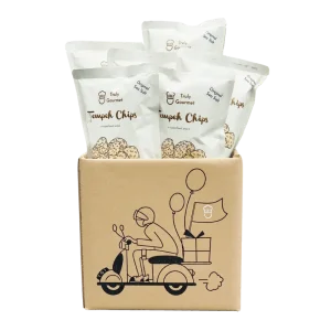 Truly Gourmet 6 Pack Bundle Tempeh Chips 80g Halal, Vegan, Gluten Free Snack