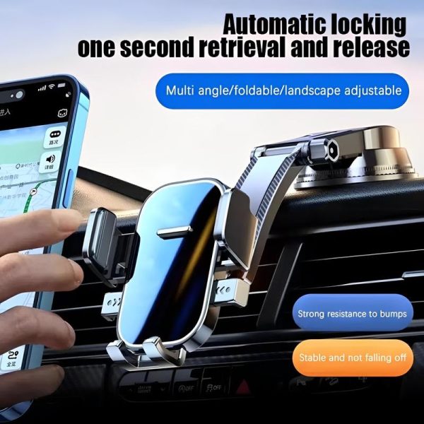Car phone holder Suction Cup For Dashboard 360° FreeRotation Accessories Automotive Interior