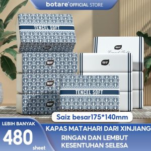 [20pcs] Botare, Tencel , Mesra Kulit, 4 Lapis, 480 Helaian