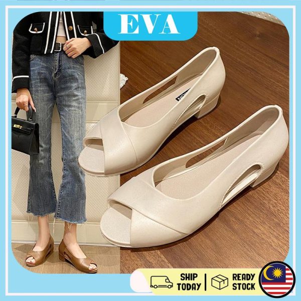 READY STOCK EVA Shoes Women Flats Shoes Fashion Kasut Perempuan Sandals