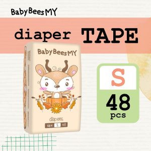 BabyBeesMY Diapers SUPER Comfortable Pull-up Pants - Leak-proof baby diapers S/M/L/XL/XXL - 48pcs baby bees pull up lampin bayi diaper murah baby diapers anti bocor diapers tape pempers