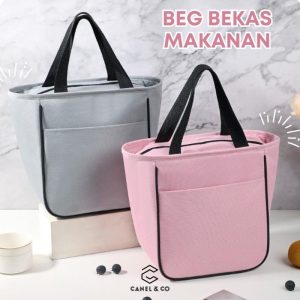 Insulation Lunch Bag Ice Bag Tote Bag Portable Lunch Box Keep Warm Bag Beg Tahan Panas Picnic Bekas Makan