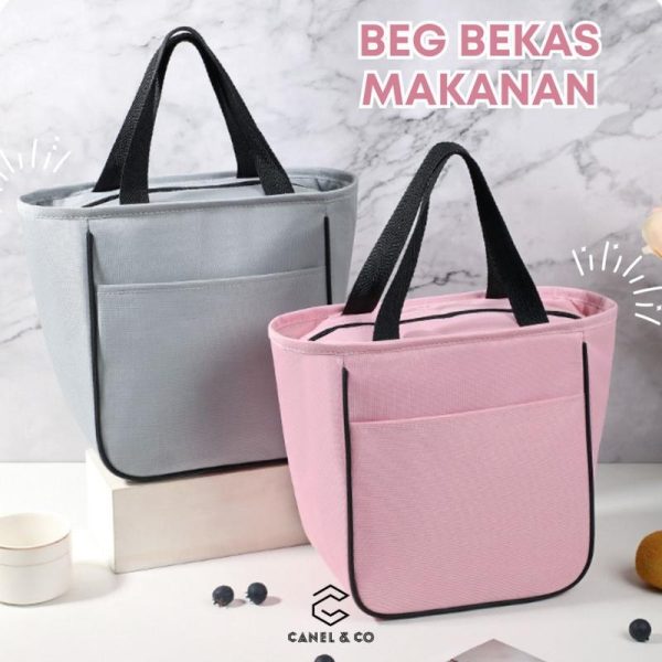 Insulation Lunch Bag Ice Bag Tote Bag Portable Lunch Box Keep Warm Bag Beg Tahan Panas Picnic Bekas Makan