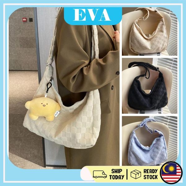 READY STOCK EVA Korean Ins Bag Female Student Shoulder Bag Casual Underarm Bag