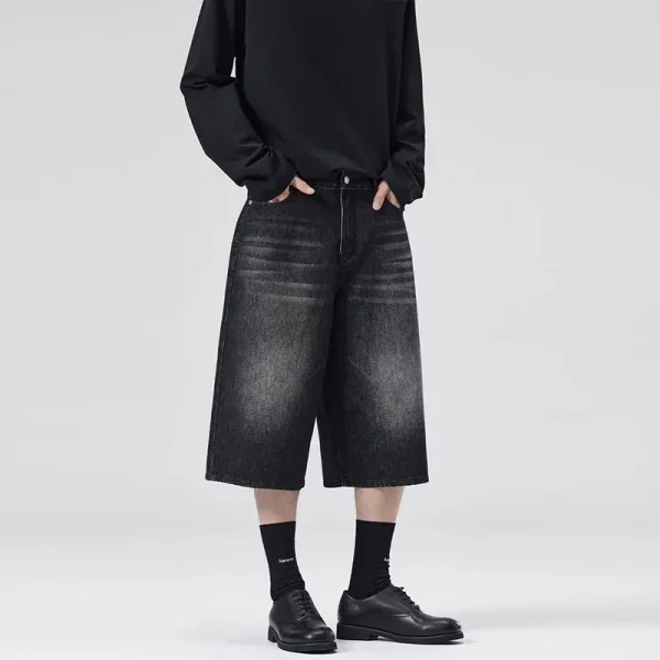 Seluar Jeans Kapas, Longgar, Pinggang Tinggi, Gaya Korea, Seluar Jeans Kasual, Dibasuh, Potongan Kaki Lurus, Ketibaan Baru