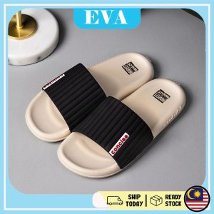 READY STOCK EVA Colourful Unisex Thick Sole Flat Shoes Comfy Family Slipper Kasut Rumah Sandal Selipar