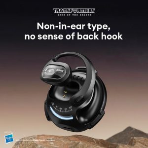 Transformers TFT07 set kepala bluetooth pengaliran tulang, ows, jenis terbuka, bukan dalam telinga, tergantung, berkualiti tinggi Audio Earphones Mic erbai robot