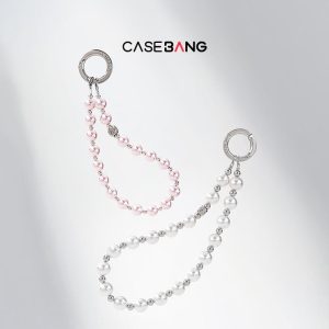 Lanyard Telefon Bimbit, CASEBANG, Tali Pergelangan Tangan Mutiara, Serasi dengan Kebanyakan Telefon Bimbit dan Sarung