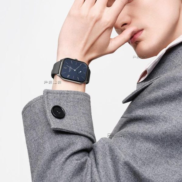 Jam Tangan Pintar, PEJE ZL77J, Kalis Air IP68, Skrin HD 2.01-inci, Panggilan Bluetooth, 100 + Mod Sukan, Permainan Terbina dalam, Suara AI, Menyokong Straval