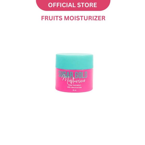 Fruit Moisturiser Sugar Gold / Skincare Kulit Kering & Mencerahkan Wajah