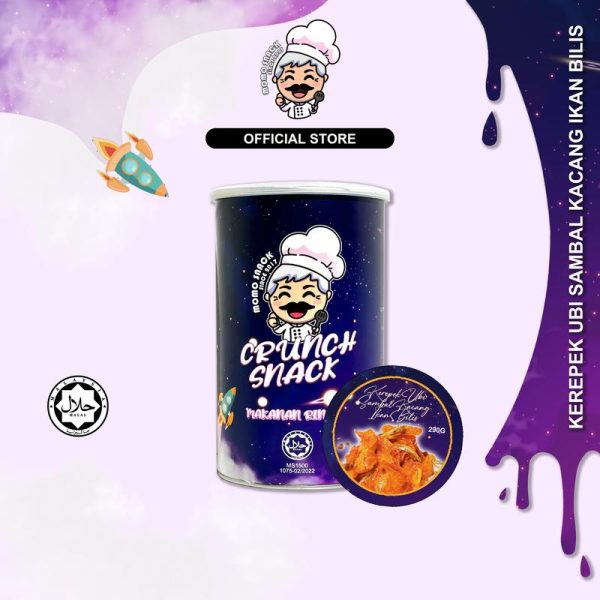 KEREPEK UBI SAMBAL KACANG IKAN BILIS HALAL 290G kerep e