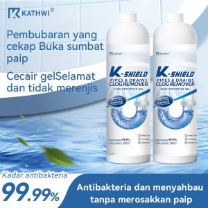 Ejen Pengorekan Paip, KATHWI, 500ml, Sesuai untuk Paip dan Saluran Saliran yang Berbeza