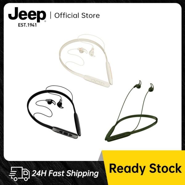 Alat Dengar Bluetooth Lekap Leher, Jeep JP-EW122, Membolehkan Keseronokan Riadah Mudah Tanpa Berhenti Teknologi Bluetooth V5.4, Tidak Terhad dan Tanpa Sekatan