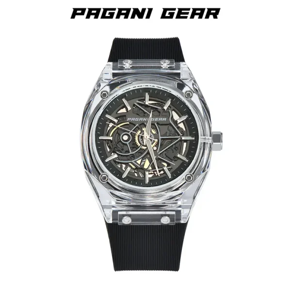 Pagani Gear Men's Rubber Quartz Watch PG-L4001