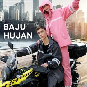 Canel & Co Premium Camouflage Raincoat Rainsuit Baju Hujan Motorcycle Bike PVC Poly Pongee Jacket Hujan Rain Coat