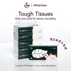 [5 pek] SaYangLa 3 ply Tough Tissues | Tisu Teguh Tahan Lasak 3 ply
