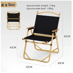 NEW Upgraded Kermit Chair 5 Gear Adjustable Angle Folding Chair Outdoor Camping High Back Chairs Garden Recliner Fishing Chair