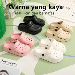 Selipar Kepala Besar, Uniseks, Selipar Dalaman dan Luaran, Menyerap Kejutan dan Bernafas, Lembut dan Tidak Licin, Sandal Pantai, Pelbagai Warna Tersedia.