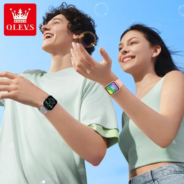 【Tawaran Baharu】Smart Watch 2025 Newest Unisex - IP67 Waterproof Fitness Tracker & Heart Rate Monitor - Full Touch Screen Sleek Rectangular Design - Call Alarm & Multiple Sports Modes - Ready Stock 8202 Smartwatch