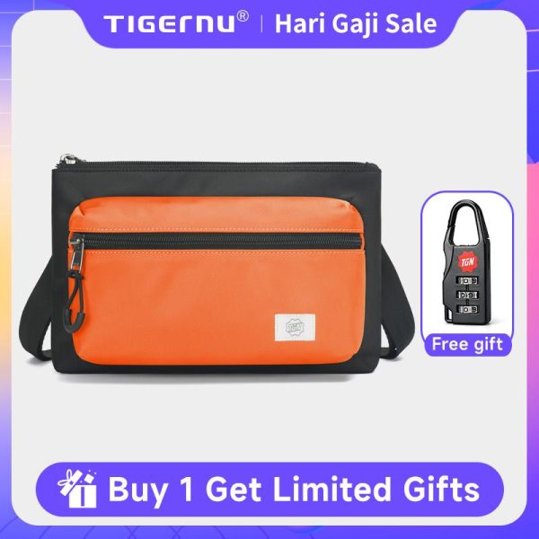 Jaminan Sepanjang Hayat Lelaki SS24 Beg Bahu 7.9 inci Beg IPad Untuk Lelaki Beg Selempang Ringan Beg Anduh Kasual Lelaki Beg Tangan Kalis AirT-S8610