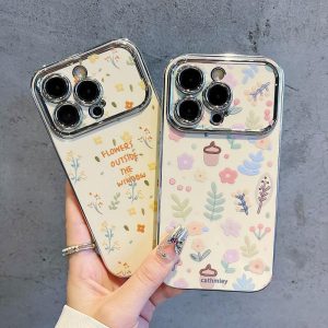 Sarung Telefon Elektroplating, Reka Bentuk Mewah, Serasi dengan iPhone 11, 15, 14, 13, 12, Pro, Xs Max, XR, X, 7, 8, 6, 6s Plus, SE 2020, Bahan TPU Lembut, Sarung Telefon Bimbit, Penutup Belakang Pelindung Kalis Kejutan, Sarung Telefon Mudah Alih