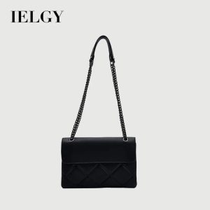 Beg Kecil, IELGY, Untuk Wanita, Reka Bentuk Rantai Lingge, Fesyen Baru, Gaya Korea, Serba guna, Satu Bahu, Beg Utusan, Beg Persegi Kecil, Sesuai untuk Selebriti Internet Kulit Bags