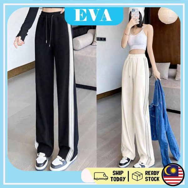 READY STOCK EVA Women Casual Long Pants Trousers Women Seluar Panjang Perempuan Wanita Cotton
