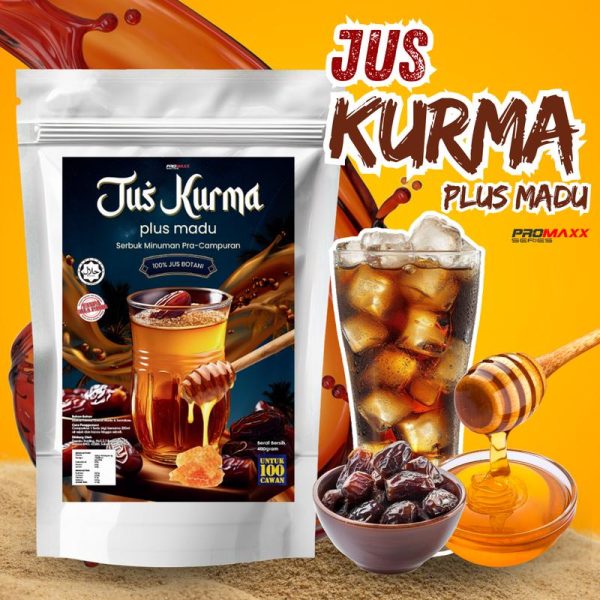 Jus Kurma dan madu, Tiada gula pasir, 400g
