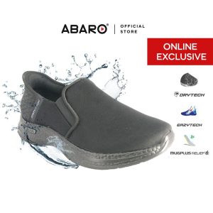Abaro DryTech Canvas Shoes EW7501 Sneakers Men/Secondary school/School Shoes/Kasut Sekolah Hitam/Kasut Unsex/K