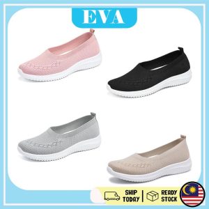 READY STOCK EVA Kasut Sukan Wanita Perempuan Slip-on Sneakers Women's Outdoor Sport Shoes Gym Training Summer