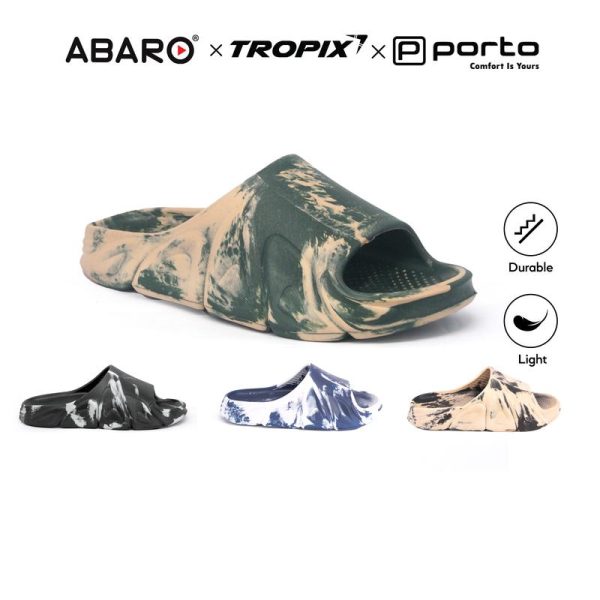 ABARO Super Light Comfy ESN71Q1 ESN71Q2 TROPIX PORTO Soft EVA Men Slipper/Sandal Lelaki/ Men Sandal/Selipa Lelaki