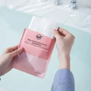 Beg Mandi Sekali Pakai Dengan Pelekat Khas Untuk Tampal Di Dinding & Tab Mandi Penggunaan Harian & Hotel Bath