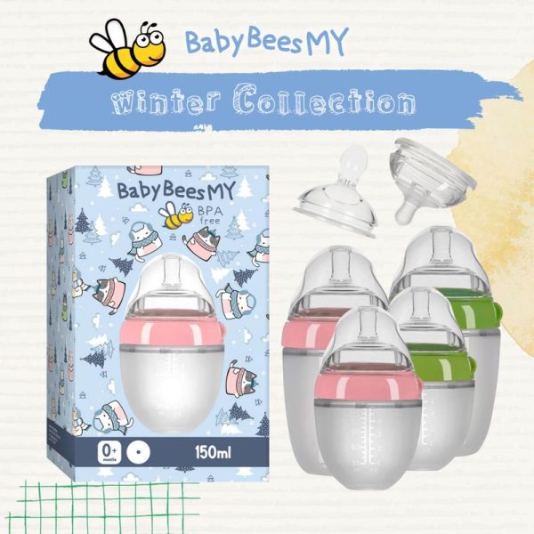 BabyBeesMY Botol Susu Newborn, Botol Susu Baby Newborn, Baby Milk Bottle, Baby Bottle
