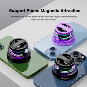 Yisen Magnetic Portable Bluetooth Speaker G200 Super Bass Mini Bluetooth Speaker Multicolored RGB Portable Bluetooth Speaker
