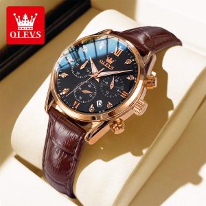 OLEVS Jam Tangan Wanita Original Kalis Air Tulen Fesyen Keluli Tahan Karat Jalur Baharu Pergerakan Kuarza Sesuai sebagai Hadiah Hari Jadi untuk Wanita Women Watches with Box L5523