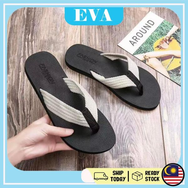 READY STOCK EVA Lelaki Summer Fashion Sandals Casual Beach Slipper Kasut Lelaki Men Daily Japan Style Flip sandal lelaki