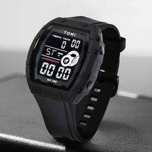 Jam Tangan Lelaki, POSHI, Gaya G Baharu, Kalis Kejutan, Kalis Air, Sesuai untuk Sukan, Untuk Lelaki dan Wanita, Elektronik LED Asal, Fesyen, Relo Digital