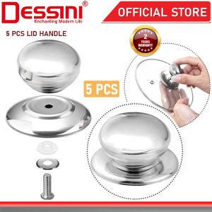 DESSINI ITALY Lid Cover Metal Knob Handle Set Heat Resistant Cookware Pot Handgrip Pan Grip Tombol Periuk Kuali
