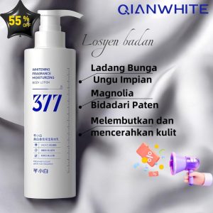[Diskon Spesial+COD+24Hdalam stok]220ml Qianxiaobai KEQ Lotion Badan Pemutih Wangi + Asid Hyaluronik‌[Pelembap Intensif & Kulit Lebih Cerah]