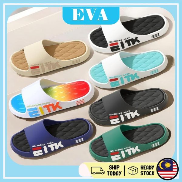 READY STOCK EVA Slippers Unisex Kasut Men Women Lelaki Sandals Selipar Slipper Shoe Wanita Perempuan Kasual