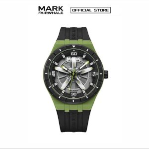 【100% Authentic】Jam Tangan Kuarza Lelaki, Mark Fairwhale, "Reka Bentuk Siri Aviator", Fesyen Kreatif, Reka Bentuk Dail Baling-Baling, Berkilau, Kalis Air, FW-5050, Gaya Personaliti Sejuk Watches
