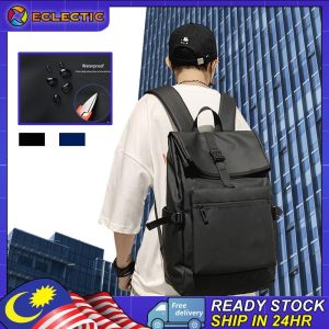 Bag Pack Beg Sekolah Laptop Backpack Multiple Compartments With Large Capacity Travel Backpack Beg Galas Black
