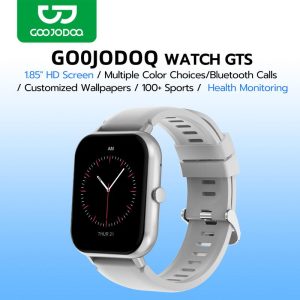 【GOOJODOQ 】1.85' InchSquare HD Bluetooth Smart Watch l SportsFitness Tracker Monitoring for Men WomenTouch Screen Smartwatch I CustomizeWallpaper
