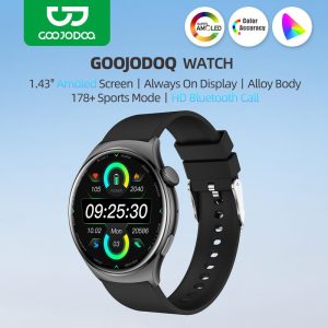 【GOOJODOQ】2024 New HD Large Screen Health Sports Multi-function Bluetooth Mobile Phone Smart Watch Model FB027