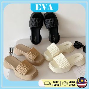 READY STOCK EVA Thick Women's Sandal Kasut Wanita Casual Wedges Flip
